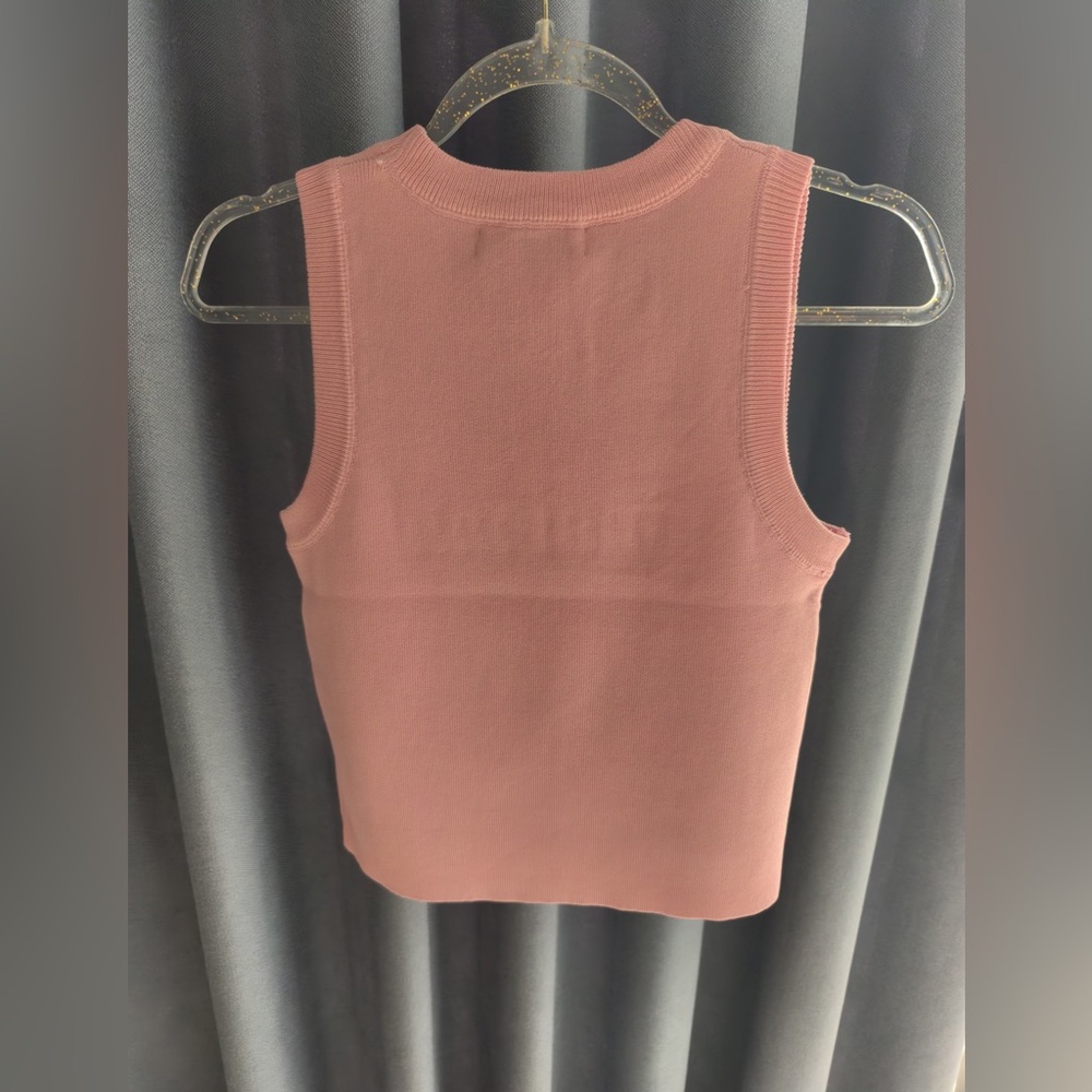 Miu Miu Pink Y2K Sequined Tank Top - Picture 2 of 6